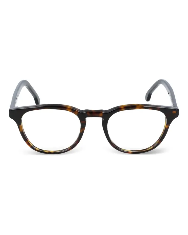 Paul Smith Abbott Brille mit rundem Gestell - Braun Braun