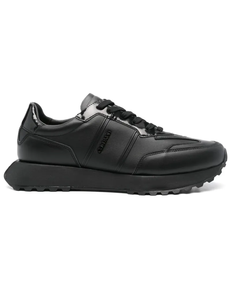 Calvin Klein Sneakers mit Logo-Schild - Schwarz Schwarz
