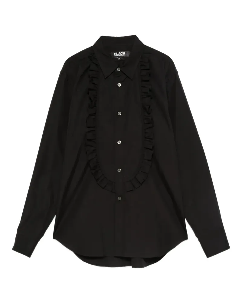 Comme des Garçons ruffled-detail shirt - Schwarz Schwarz