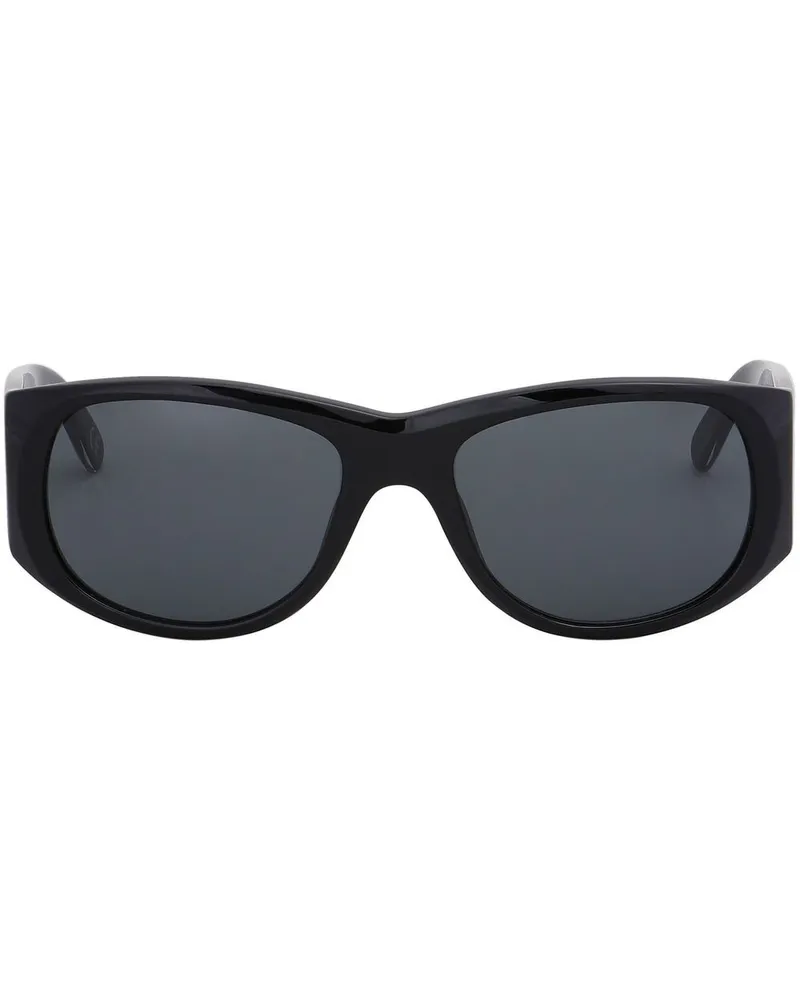 Marni Ovale Sonnenbrille Schwarz