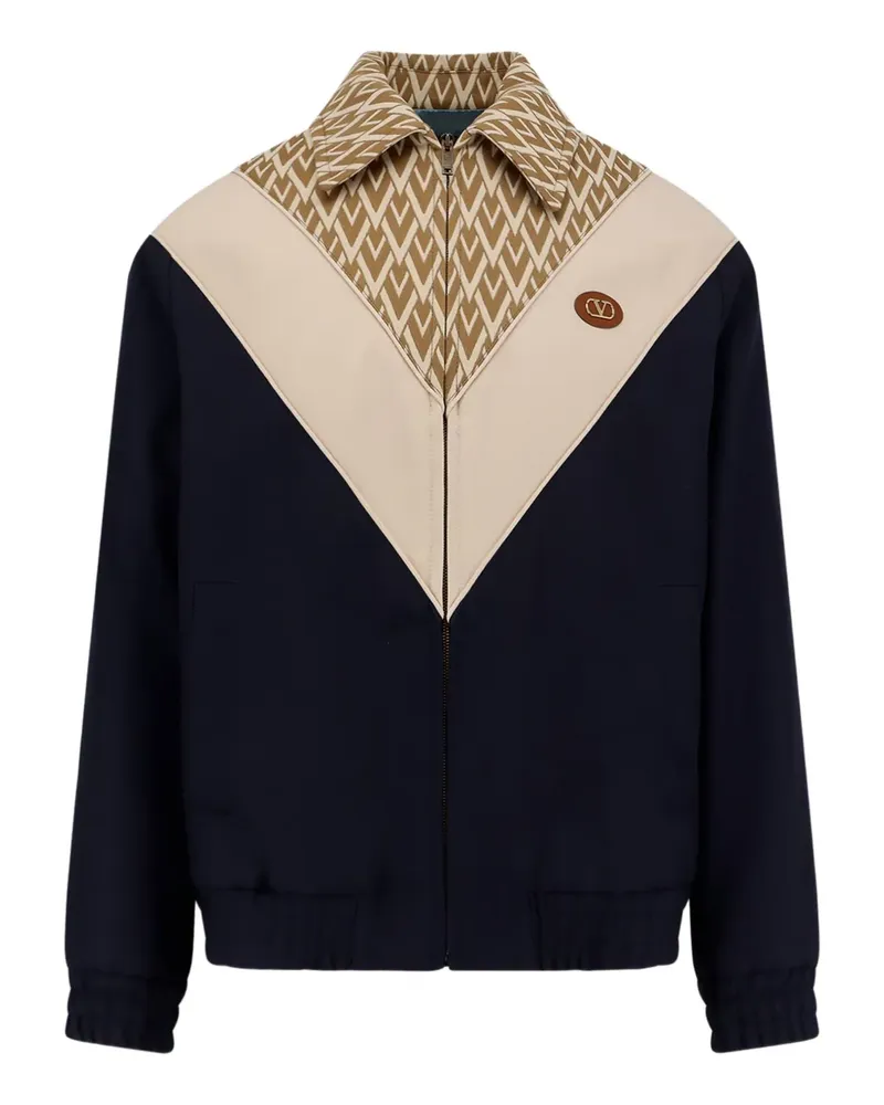Valentino Garavani Toute La V Bomberjacke - Blau Blau