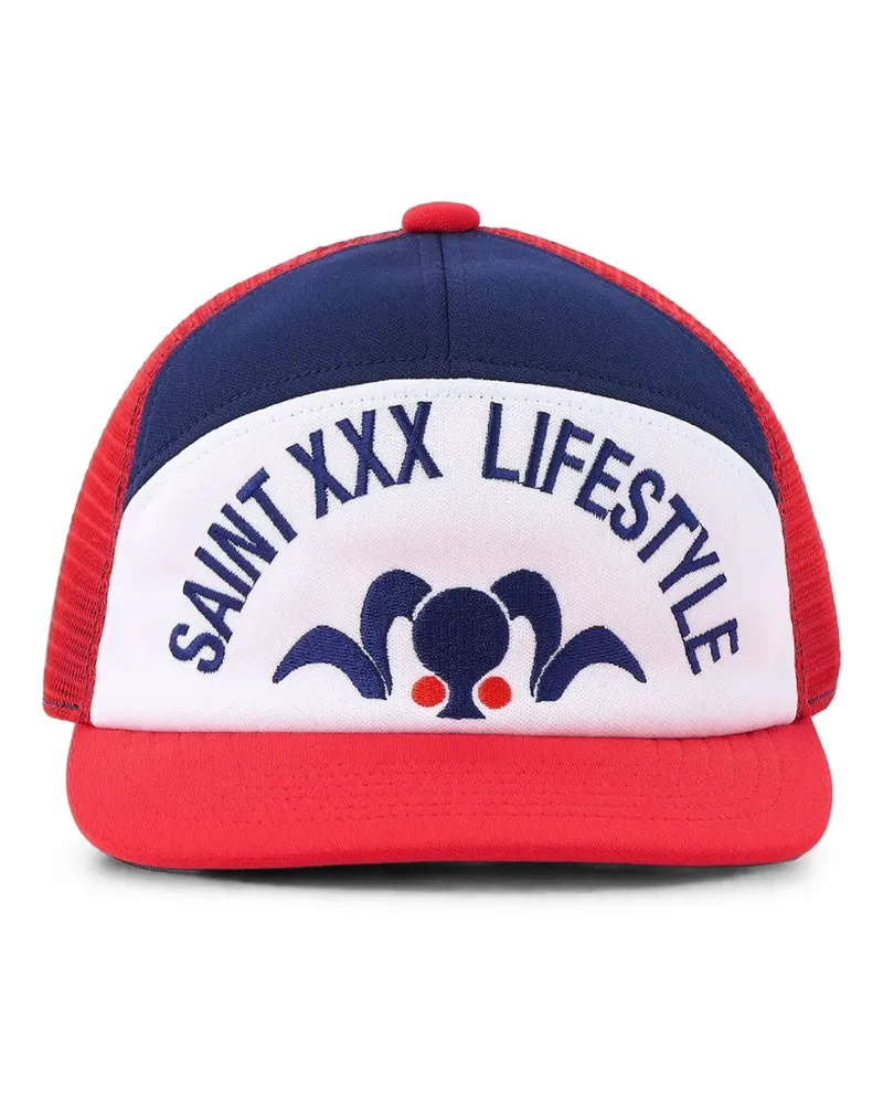 SAINT MXXXXXX Life Style Baseballkappe aus Mesh - Rot Rot
