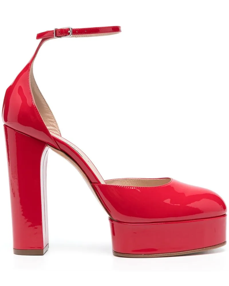 Casadei Pumps mit Plateau 115mm - Rot Rot