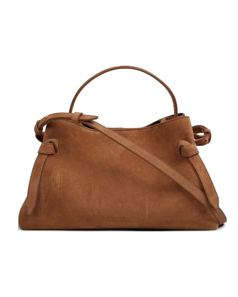 YUZEFI medium Gyoza shoulder bag - Braun Braun