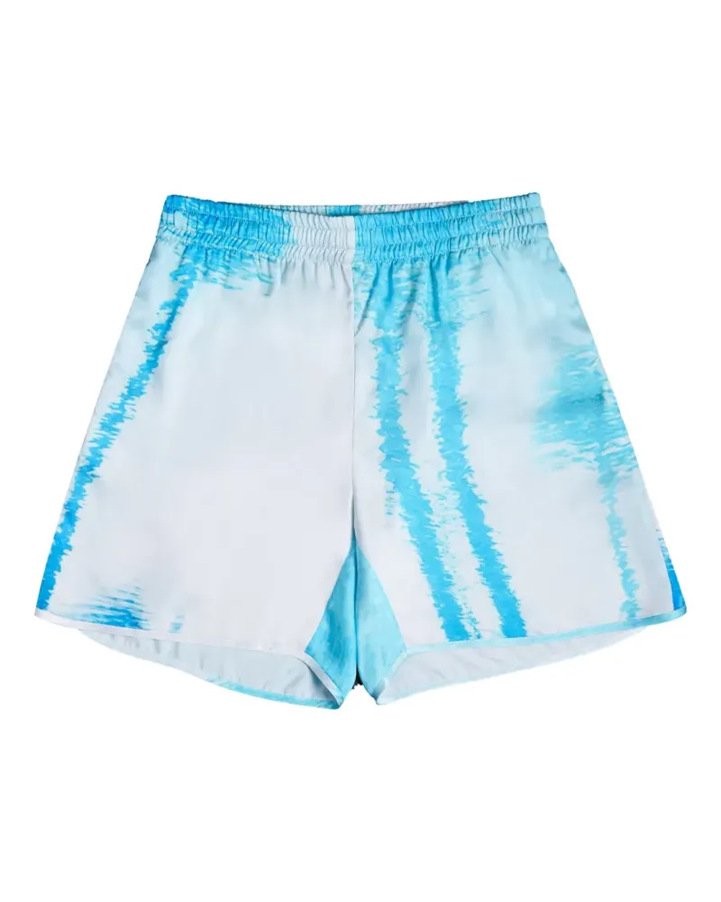 Blue Sky Inn Shadow graphic-print shorts - Weiß Weiß