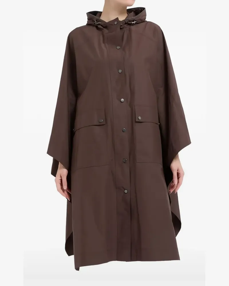 Brunello Cucinelli Geknöpfter Kapuzenparka - Braun Braun