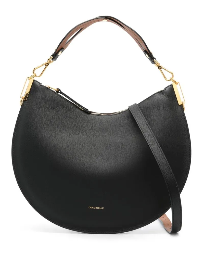 Coccinelle Große Sunup Schultertasche - Schwarz Schwarz