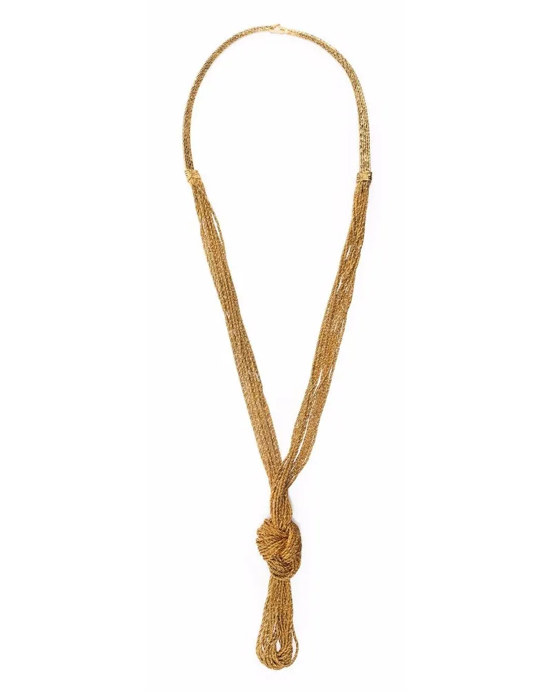 Aurélie Bidermann Miki Dora Statement-Halskette - Gold Gold
