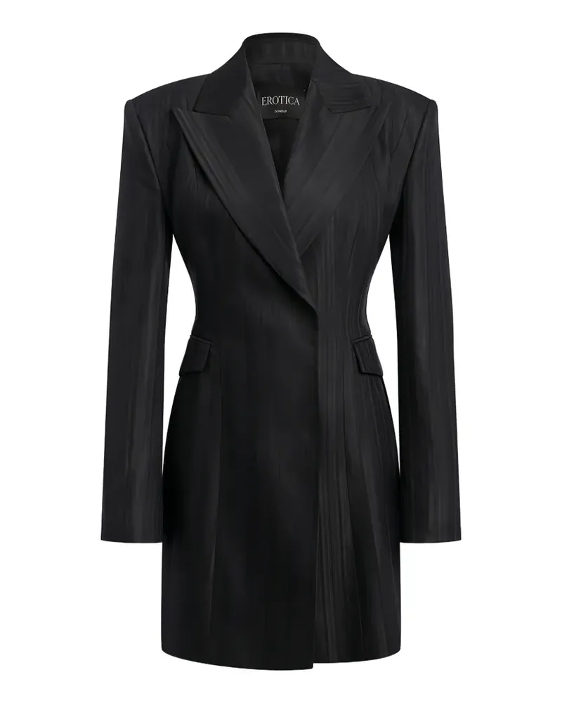 Dondup long-sleeve mini dress - Schwarz Schwarz