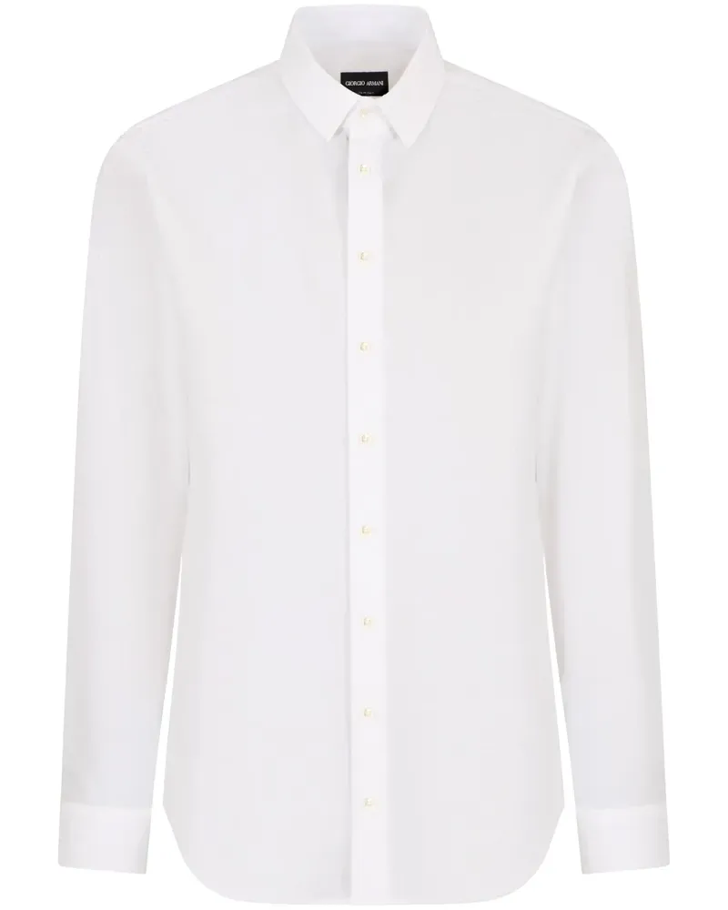 Giorgio Armani Klassisches Hemd - Weiß Weiß