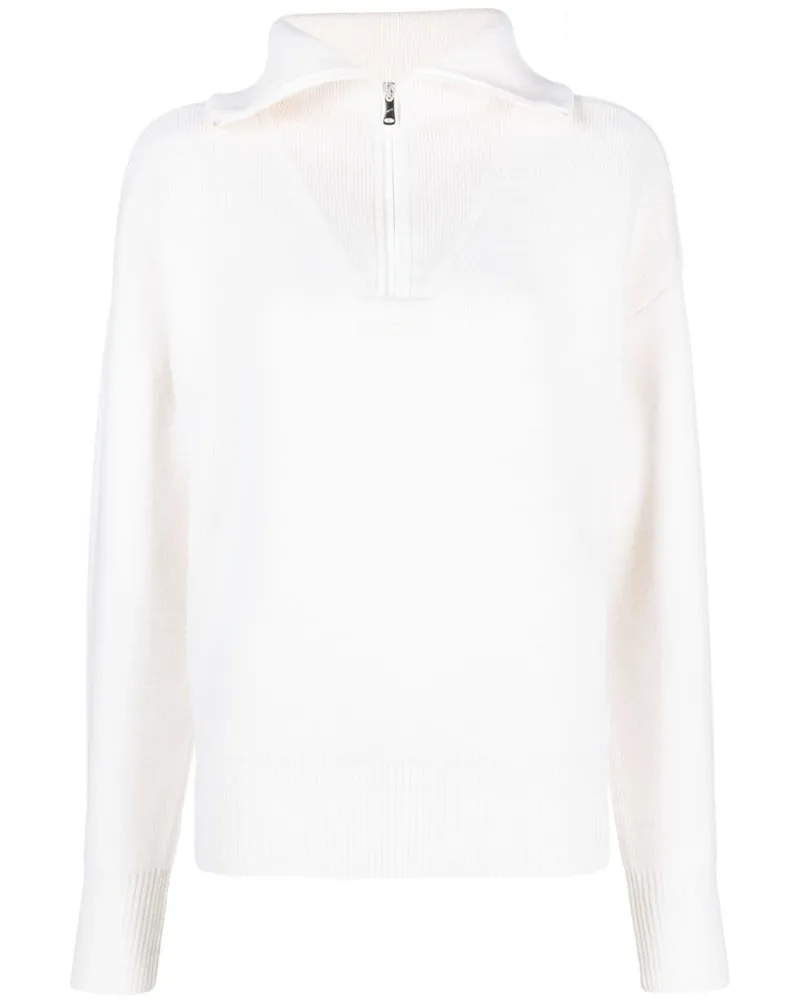 COPERNI Pullover mit Reißverschluss - Weiß Weiß