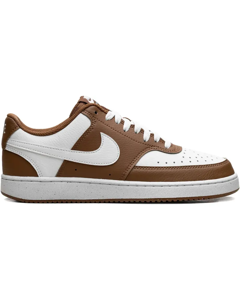 Nike Court Vision Next Nature Light British Tan/White Sneakers - Braun Braun