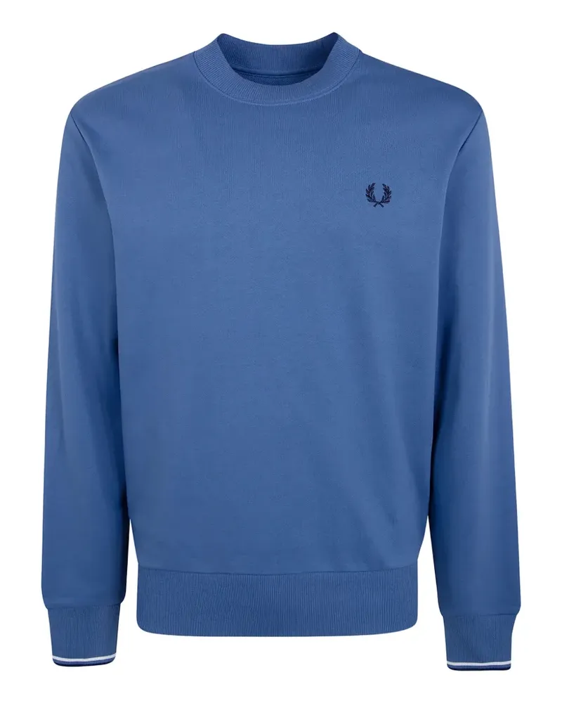 Fred Perry Laurel Wreath-embroidered sweater - Blau Blau
