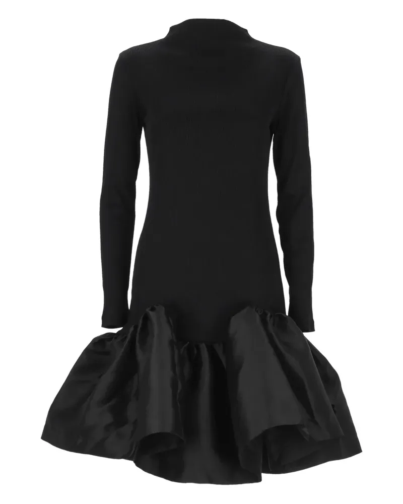 Marques ' Almeida Gerüschtes Midikleid - Schwarz Schwarz
