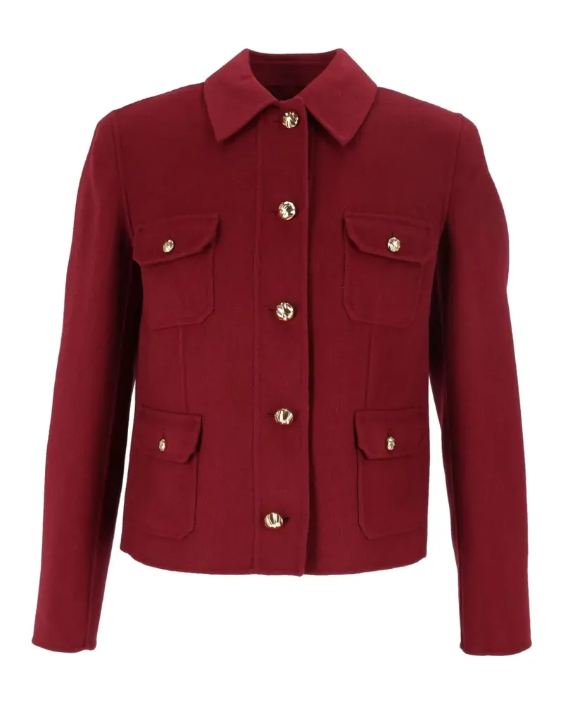 Max Mara Venere Jacke mit Knöpfen - Rot Rot