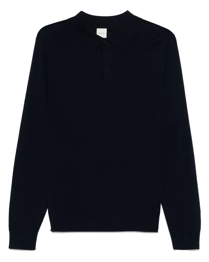 Paul Smith Poloshirt aus Merinowolle - Blau Blau