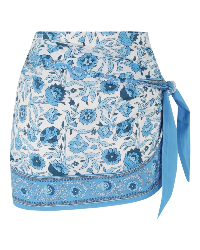 MC2 Saint Barth Angie floral-print wrap pareo - Weiß Weiß