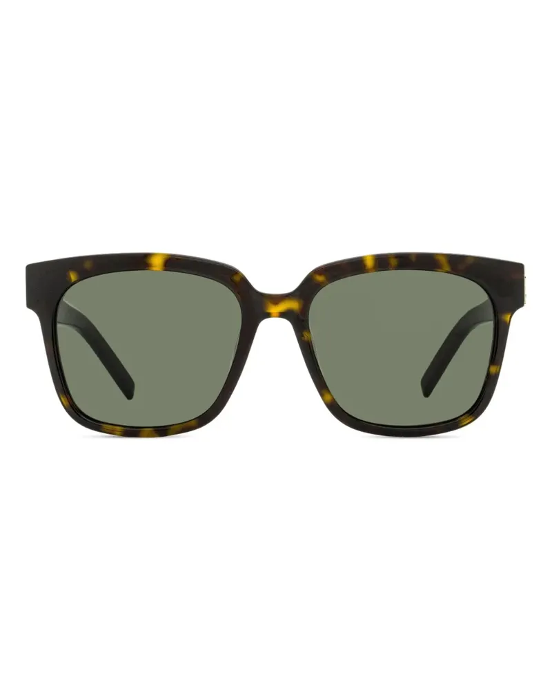 Saint Laurent Eckige M40 Sonnenbrille - Braun Braun