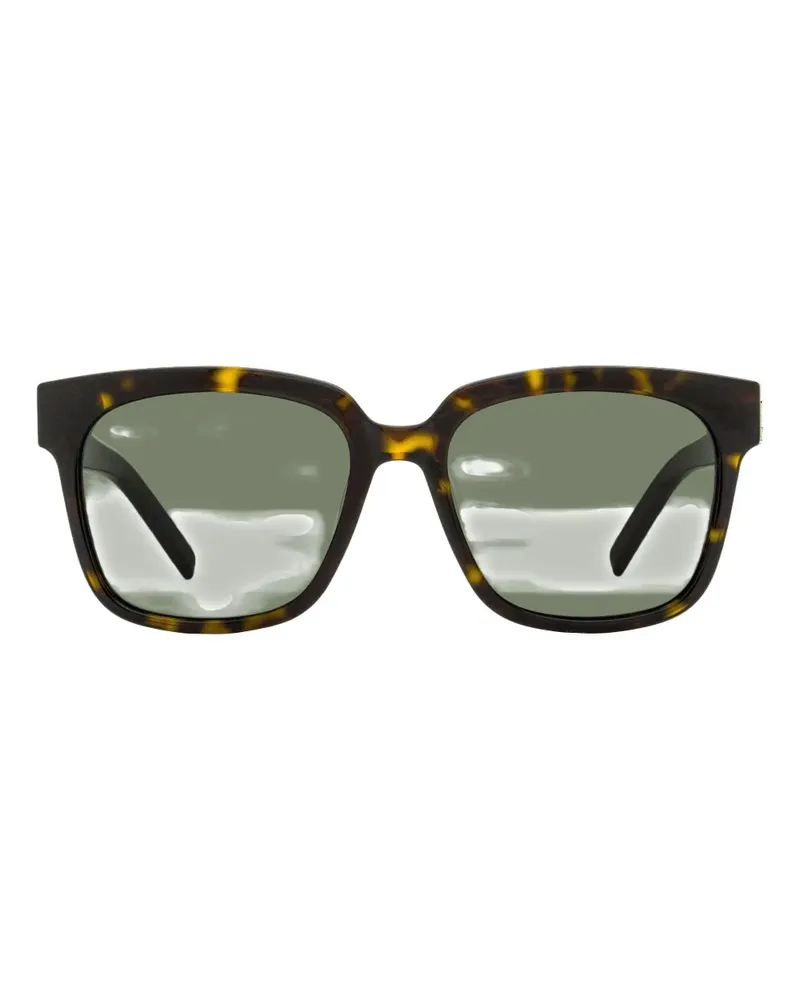 Saint Laurent Eckige M40 Sonnenbrille - Braun Braun