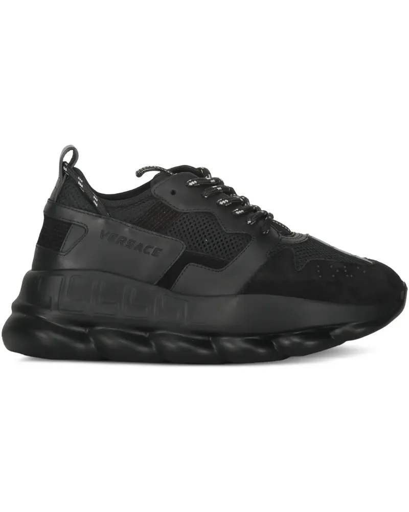 Versace Sneakers mit Logo-Detail - Schwarz Schwarz