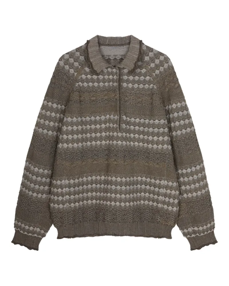 JNBY Pullover mit geometrischem Print - Braun Braun