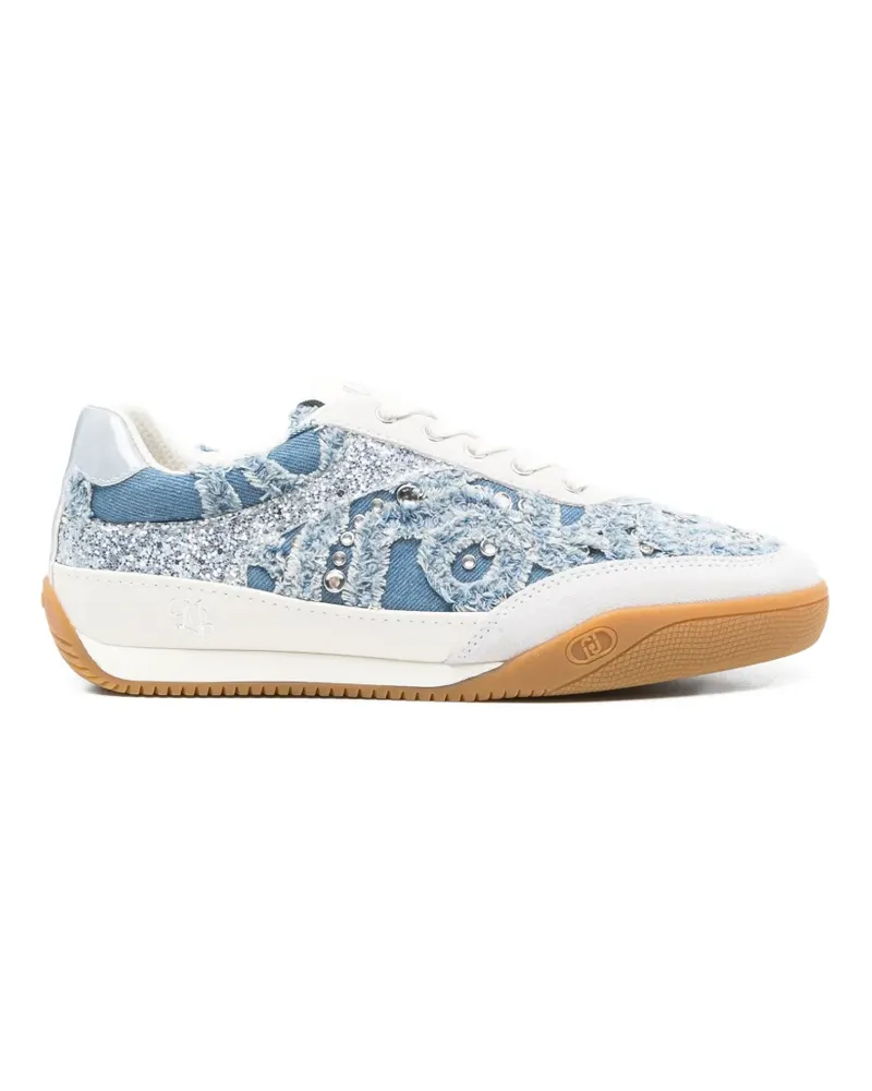 Liu Jo Lewis 04 Sneakers mit Strass - Blau Blau