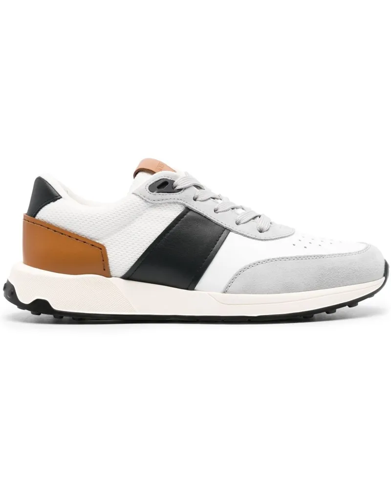 TOD'S Sneakers mit Kontrasteinsatz - Weiß Weiß