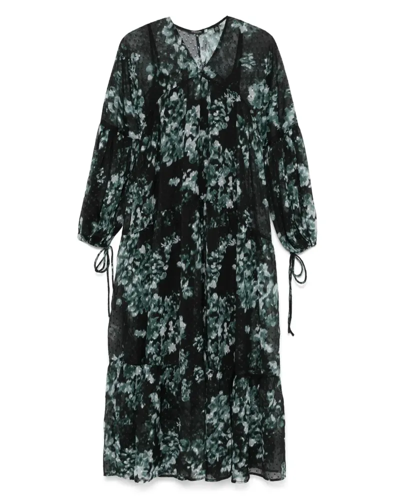 Scotch&Soda Fil Coupe Maxikleid - Schwarz Schwarz