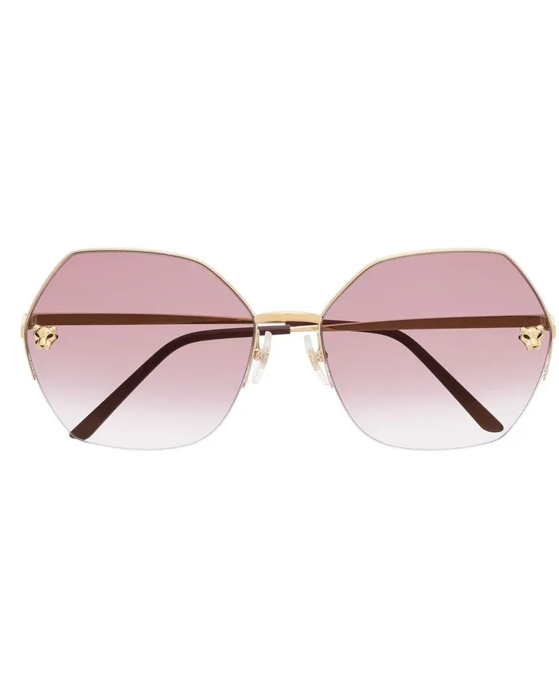 Cartier Panthere Sonnenbrille - Gelb Gelb