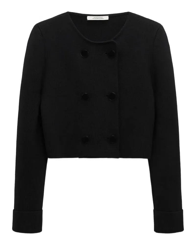 Dorothee Schumacher Doppelreihige Sharp Ambition Jacke - Schwarz Schwarz
