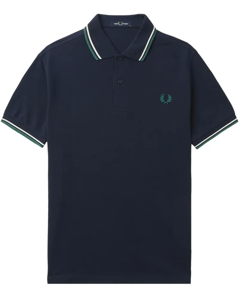 Fred Perry The Twin Tipped Poloshirt - Blau Blau