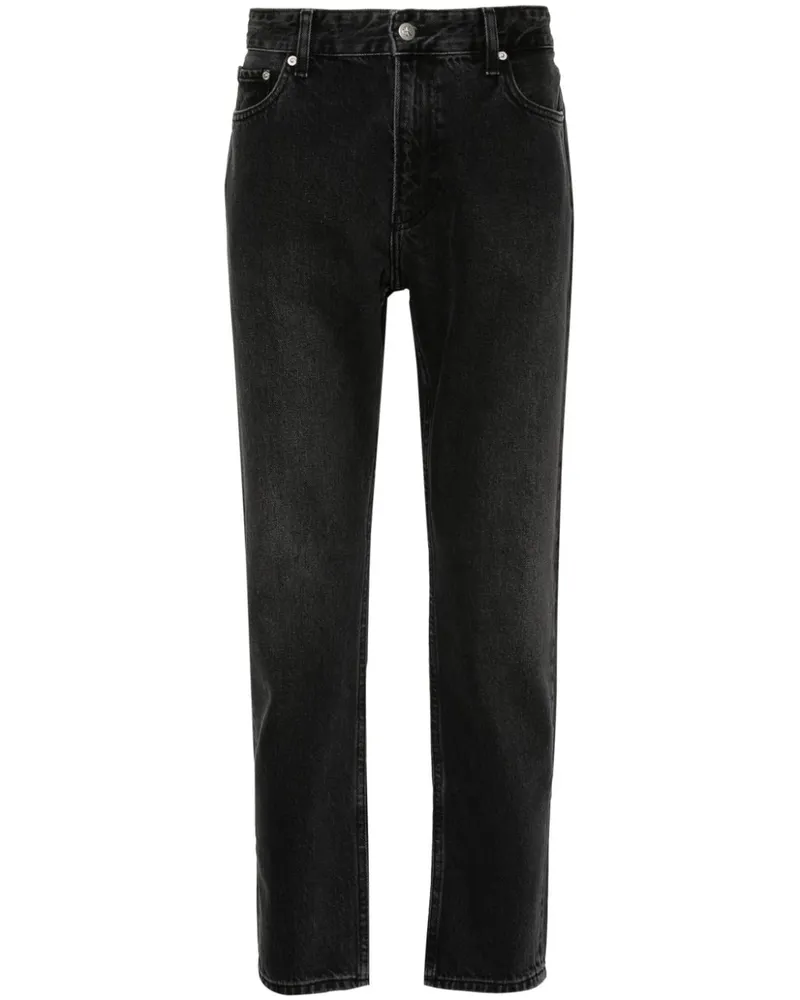 Calvin Klein Schmale Dad Tapered-Jeans Schwarz