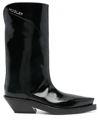 Thierry Mugler 55mm Santiag boots Schwarz