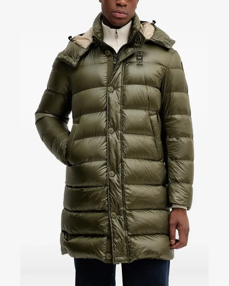 Blauer long-sleeve coat - Grün Grün