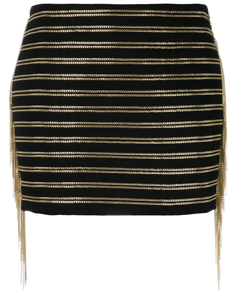 Balmain Rock mit Kettenverzierungen - Schwarz Schwarz