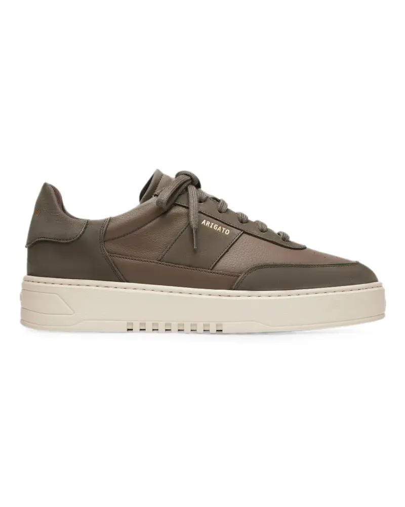 Axel Arigato Orbit panelled leather sneakers - Braun Braun