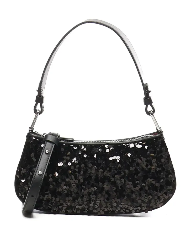 Coccinelle Merveille Schultertasche - Schwarz Schwarz
