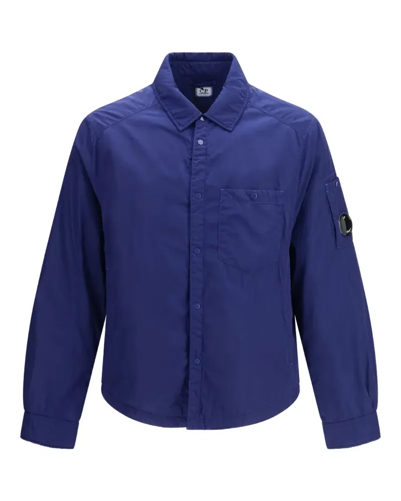 C.P. Company Chrome-R padded lens shirt jacket - Blau Blau