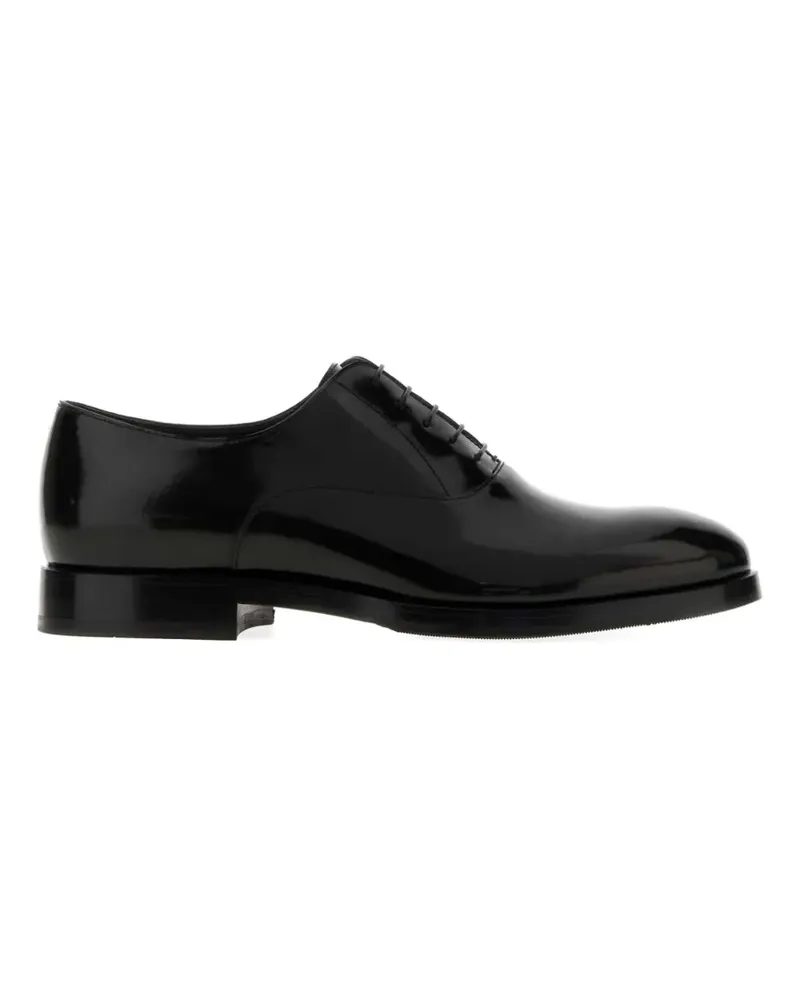 Brunello Cucinelli leather Oxford shoes - Schwarz Schwarz
