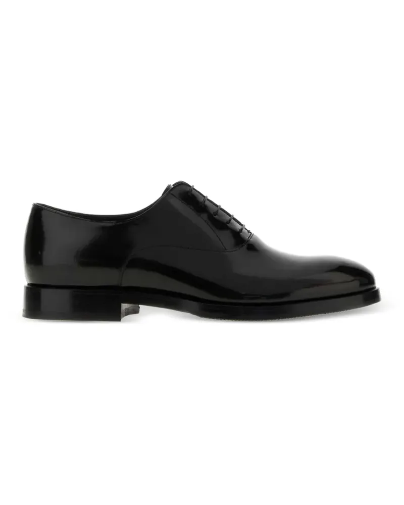 Brunello Cucinelli leather Oxford shoes - Schwarz Schwarz