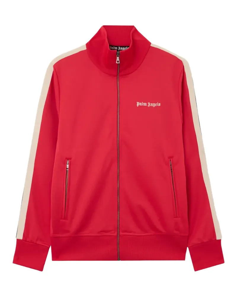 Palm Angels Sportjacke mit Logo-Streifen - Rot Rot
