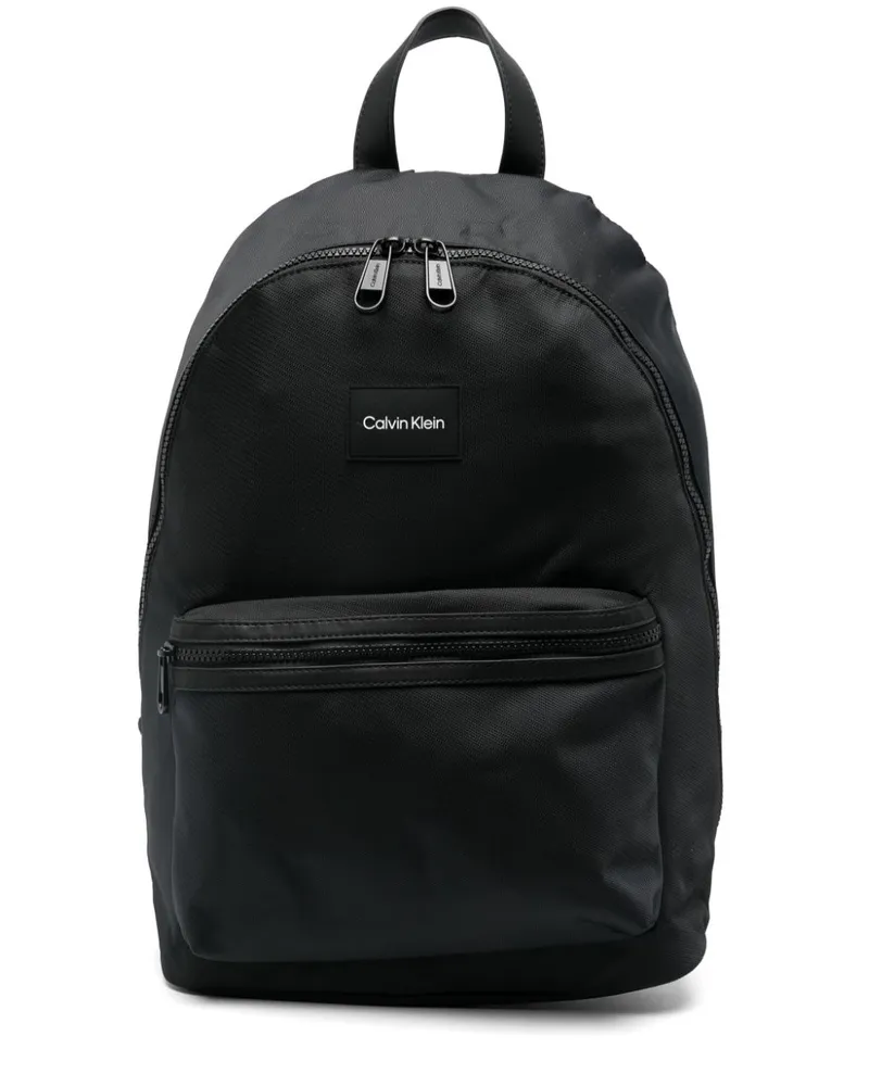 Calvin Klein Rucksack mit Logo-Patch Schwarz