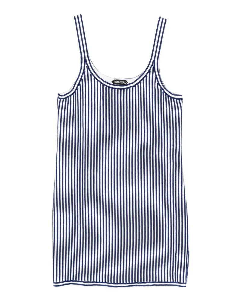 Tom Ford striped dress - Blau Blau