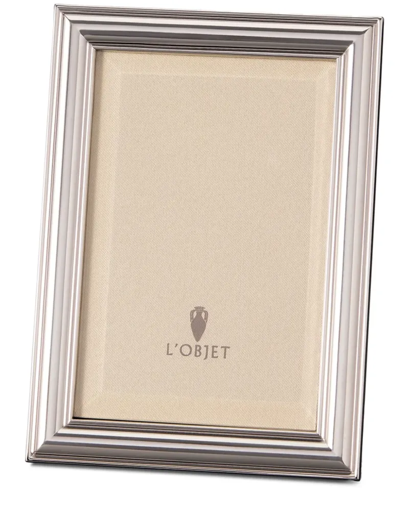 L’OBJET Oscar Bilderrahmen (10cm x 15cm) - Silber Silber