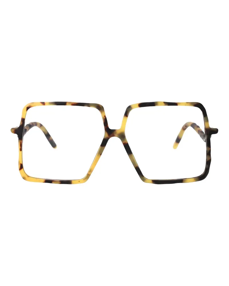 KUBORAUM Maske L12 square-frame glasses - Braun Braun