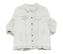 Jacke mit Acid-Wash-Effekt - Grau