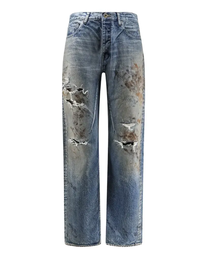 DRKSHDW by Rick Owens distressed jeans - Blau Blau