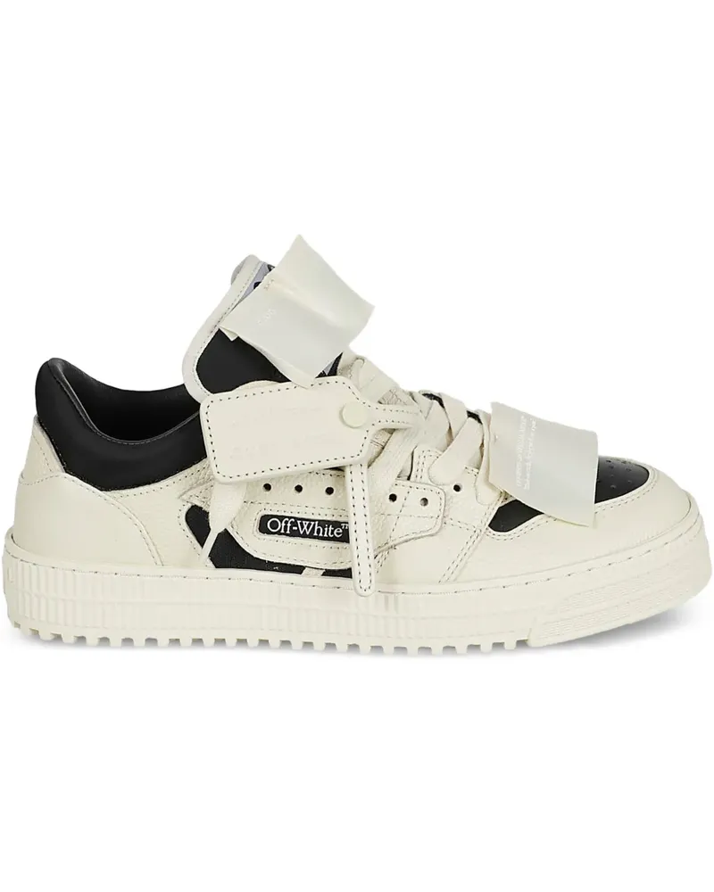 OFF-WHITE black panelled sneakers - Nude Nude