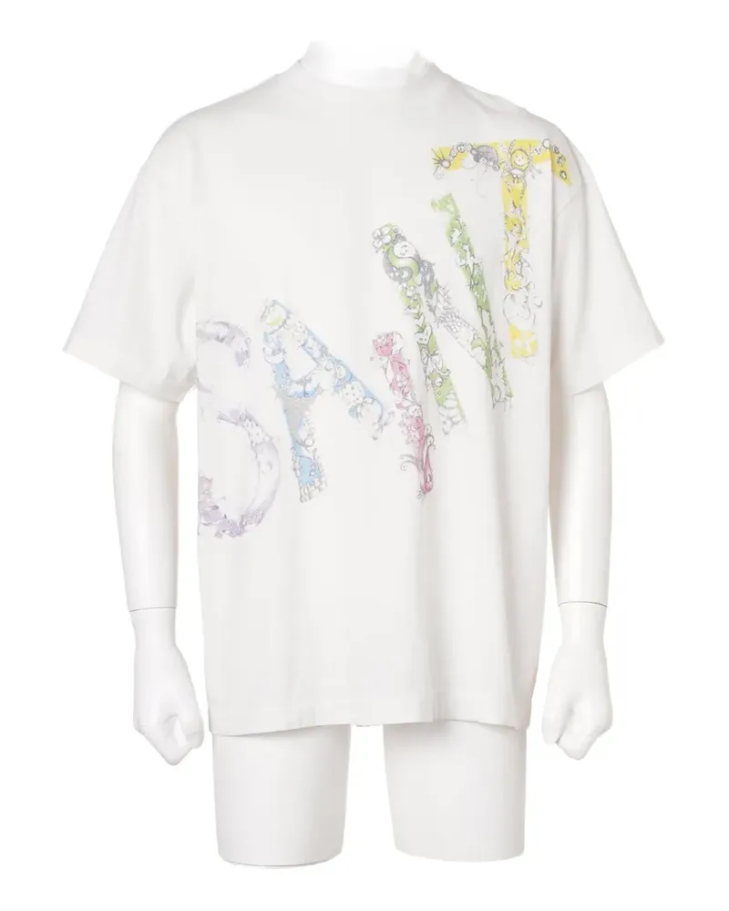 SAINT MXXXXXX x Coco Star Sims graphic-print T-shirt - Weiß Weiß