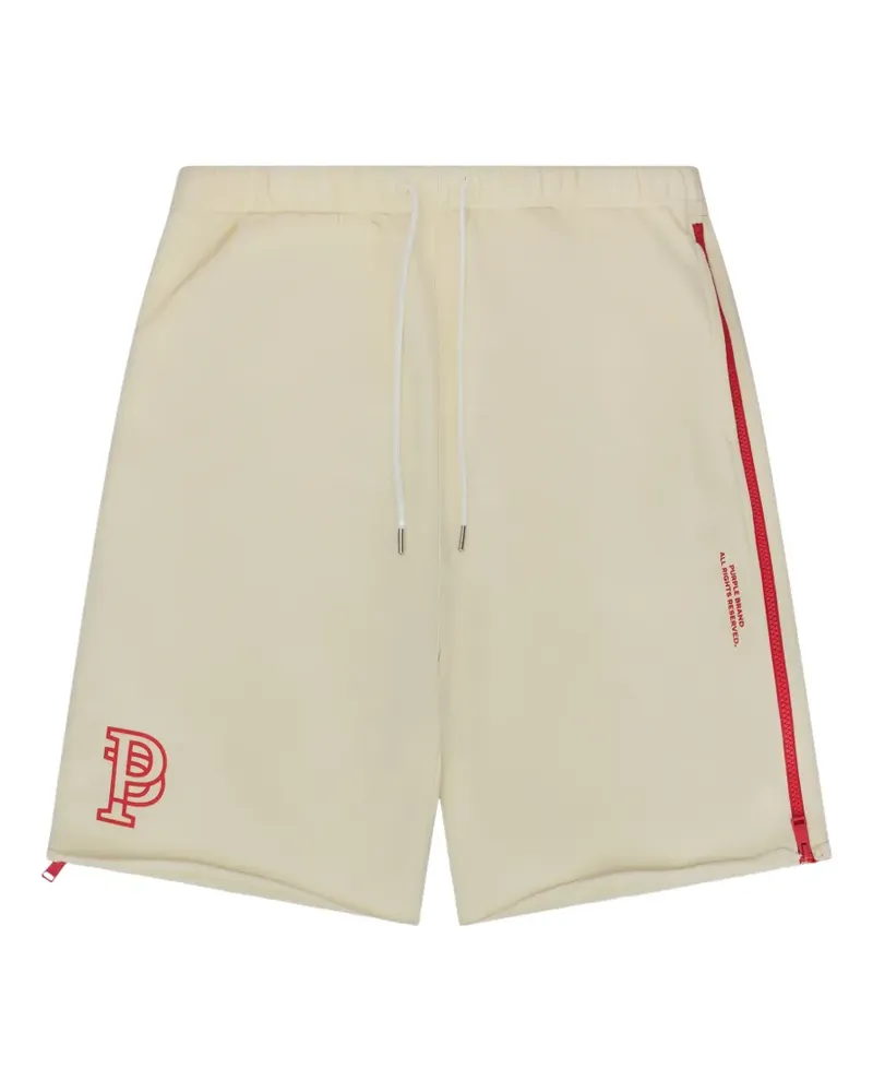 PURPLE BRAND Glyph Fleece-Shorts - Nude Nude